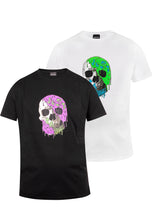 Lade das Bild in den Galerie-Viewer, Just Cavalli Herren T-Shirt | Shirt mit Skull-Print | S03GC0556
