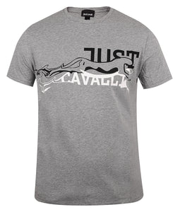 Just Cavalli Herren T-Shirt | Shirt mit Animal-Print | S03GC0555