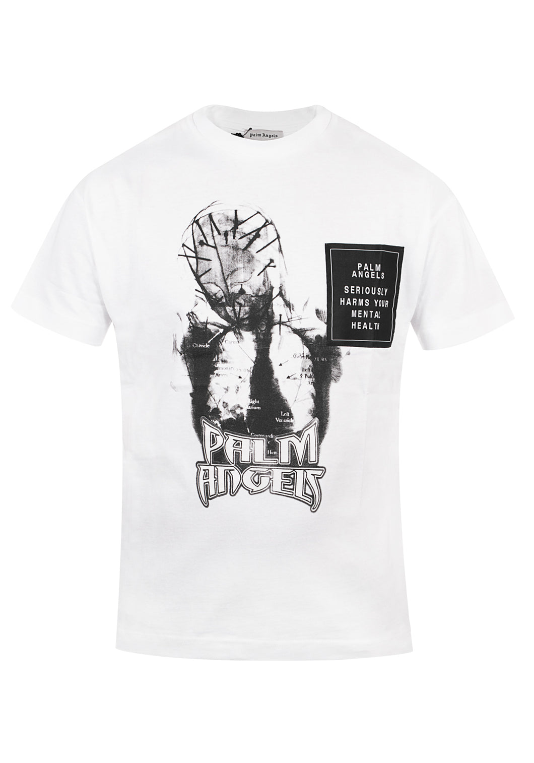 Palm Angels Herren T-Shirt | Shirt mit Front-Print |  Mary S/S Tee PMAA001F19413033