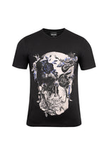 Lade das Bild in den Galerie-Viewer, Just Cavalli Herren T-Shirt | Shirt mit Skull-Print | S03GC0367
