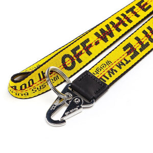 Off-White Unisex Keychain | Schlüsselanhänger mit Logostickerei | OMNF023E19647002