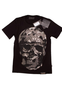 Herren Philipp Plein Shirt | T-Shirt mit Frontprint und hochwertigen Details | S17C MTK 0085 PJY002N