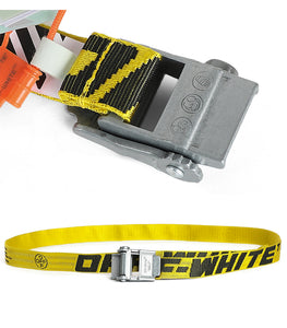 Off-White Unisex Buckle Belt | Gürtel mit Logostickerei | OMRB036R20F42035