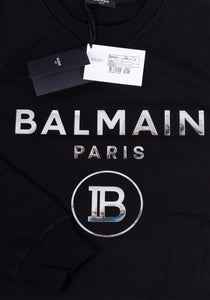 Balmain Herren Sweatshirt | Front Print &  | Logo Printed