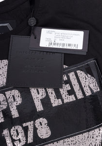 Philipp Plein Herren T-Shirt | S19 CMTK3075 PJY002N | ROUND NECK SKULL