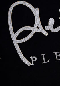Philipp Plein Herren T-Shirt | F18 CMTK2367 PJY00N02  | SIGN - SILVER