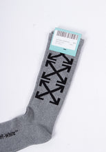 Lade das Bild in den Galerie-Viewer, Off White Unisex Socken | Stickerei &amp; Weiches Baumwollmaterial | Arrow Socks
