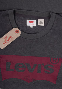 Levi's Herren Sweatshirt | Logo-print im Vintage-look | Classic Crewneck Vintage