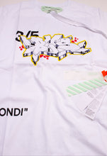 Lade das Bild in den Galerie-Viewer, Off-White Herren T-Shirt | Shirt mit Front- &amp; Back-Prints im Graffiti-Look | DONDI S/S UO BUS
