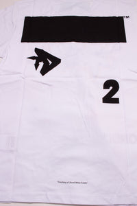 Off-White Herren T-Shirt | Shirt mit Front- & Back-Prints im Graffiti-Look | DONDI S/S UO BUS