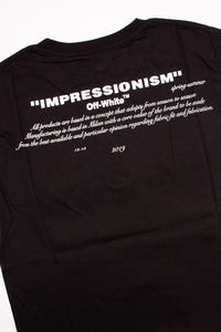 Off-White Herren T-Shirt | Shirt mit Front-Print & Back-Lettering "Impressionism" | DONDI SQUARE