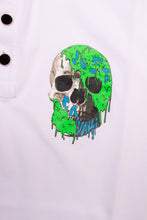 Lade das Bild in den Galerie-Viewer, Just Cavalli Herren Poloshirt | Polohemd mit Skull-Print | S03GL0028

