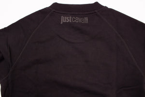 Just Cavalli Herren Pullover | Sweatshirt mit gesticktem Front-Logo | S01GU0045