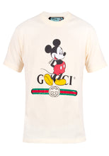 Lade das Bild in den Galerie-Viewer, Gucci Herren T-Shirt | Disney Logo &amp; 100% Biobaumwolle | Disney X Gucci XJB66
