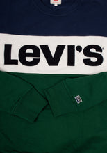 Lade das Bild in den Galerie-Viewer, Levi&#39;s Herren Sweatshirt | Farblich abgesetzte Applikationen | Color Block
