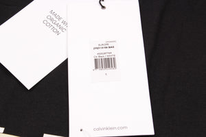 Calvin Klein Herren Shirt White | Mirrored Monogram Tee | J30J314106 YAF