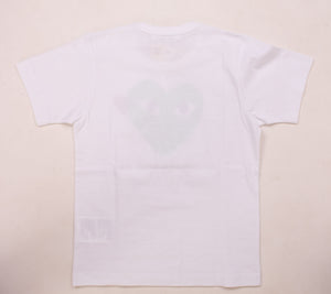 COMME DES GARCONS PLAY Damen T-Shirt | Shirt mit Logostickerei |  P1T105 BIG Heart Logo T-Shirt
