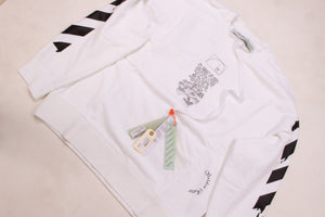 OFF White Herren Sweatshirt | Pullover mit Logoprint White | OMBA037R20E30005