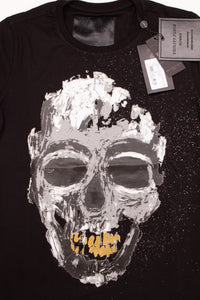 Herren Philipp Plein Shirt | T-Shirt mit Frontprint und hochwertigen Details | S17C MTK 0003 PJY002N
