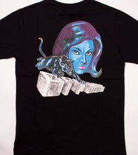 Lade das Bild in den Galerie-Viewer, Off White Herren Shirt | Shirt mit Frontprint &amp; Backprint - Blue Panther
