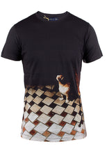 Lade das Bild in den Galerie-Viewer, Etro Herren T-Shirt | Eingefärbter Katzen-Print &amp; Made in Italy | 1Y02096080250
