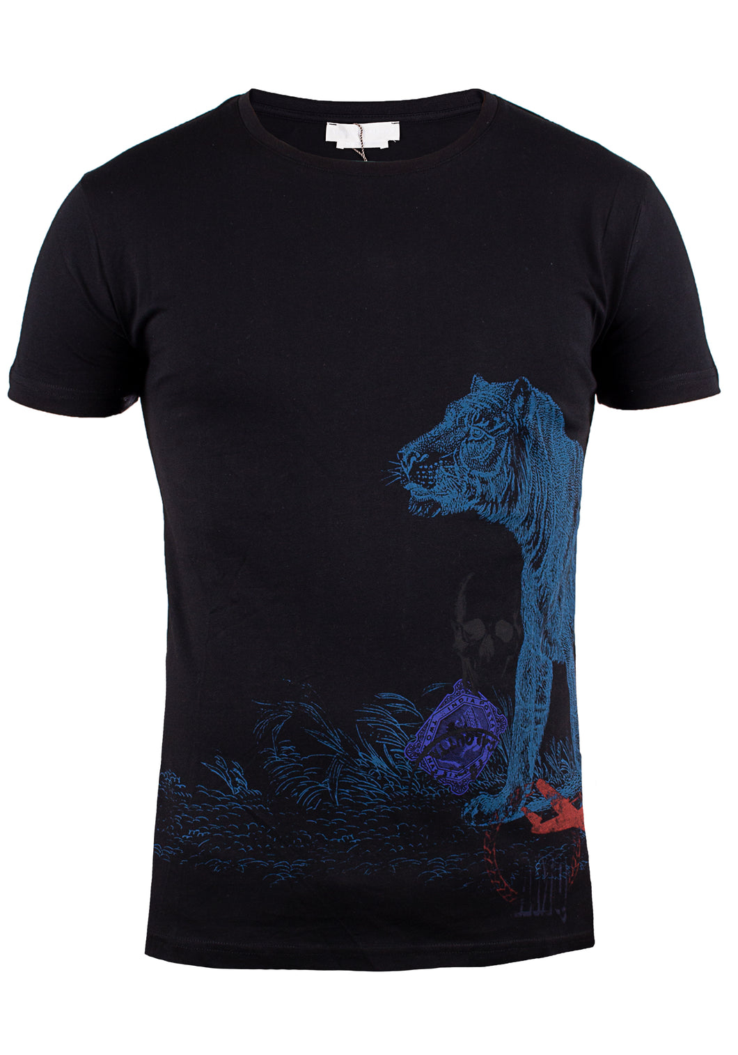 Alexander McQueen Herren T-Shirt | Hochwertiger Animal-Print & Leichtes Baumwollmaterial | MNO449196