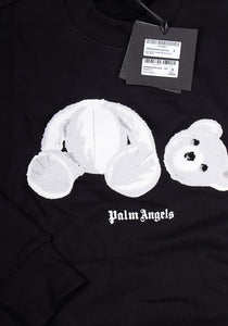 Palm Angels Herren Sweatshirt | Frottee-Logo & Made in Italy | Ice Bear