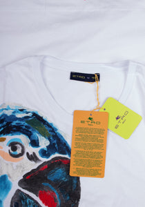 Etro Herren T-Shirt | Papagei-Print & Made in Italy | 1Y02071200990
