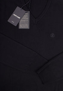 Roberto Cavalli Herren Pullover | V-Neck-Ausschnitt & Made in Italy | HSM614A#7