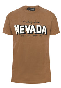 Dsquared2 Herren T-Shirt | Frontprint & Stretchmaterial | Nevada