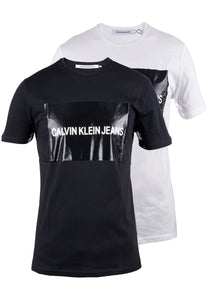Calvin Klein Herren T-Shirt | Front-Print & Hochwertiges Baumwollmaterial | J30J307850099