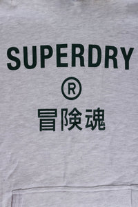Superdry Herren Hoodie | Meliertes Corporation Hoodie mit Logo