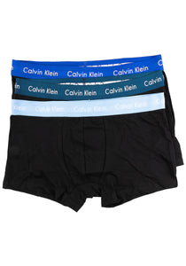 Calvin Klein Herren Boxershorts | Trunks mit Logo-Bund im 3er-Pack Modell