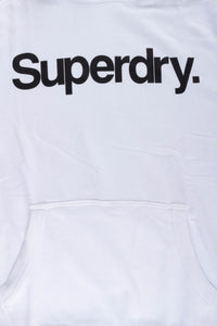 Superdry Damen Hoodie | Hoodie mit schwarzem Logoschriftzug