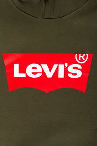 Levi's Herren Hoodie | Hoodie mit roter Verschlusskappe