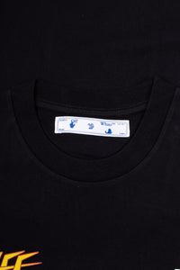 Off White Herren T-Shirt | OMAA027E20JER0151018 | Thunder Popover relaxed-fit T-shirt