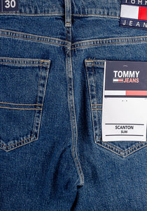 Tommy Hilfiger Herren Jeans | Slim Fit Jeans mit 5-Pocket-Design Modell 'SCANTON' in jeans