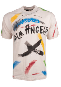 Palm Angels Herren T-Shirt | Brush Strokes T-shirt PMAA072F22JER0010310