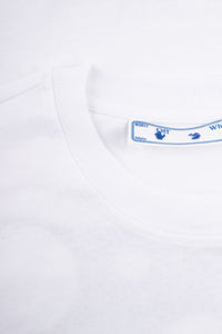 Off White Herren T-Shirt FW21 Logo Round Neck OMAA119F21JER0130110 TEA