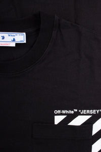 Off White Herren T-Shirt | Diag-stripe OMAA128C99JER0010110 TEA