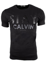 Lade das Bild in den Galerie-Viewer, Calvin Klein Herren T-Shirt | Black stay black TEA
