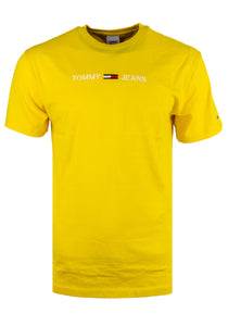 Tommy Hilfiger Herren T-Shirt | Tommy Jeans with Frontprint TEA