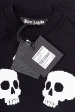 Lade das Bild in den Galerie-Viewer, Palm Angels Herren T-Shirt | SKULL TEE BLACK WHITE
