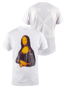 Off White Herren T-Shirt | Blurred Monalisa