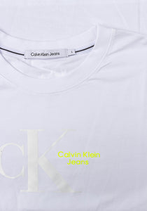 Calvin Klein Damen T-Shirt | White Neon Tea