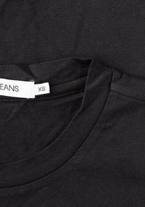 Calvin Klein Damen T-Shirt | Black multi logo TEA