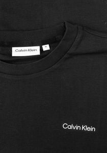 Calvin Klein Herren T-Shirt | Black small logo TEA