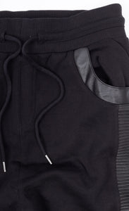 Philipp Plein Herren Sweatpants | Leather with ZIP