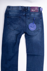 Jacob Cohen Herren Jeans | 00979W3-5101 / Blue | Faded Cotton Jeans Purple