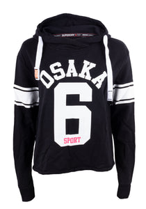 Superdry Damen Sweatshirt | Short OSAKA 6 BLACK